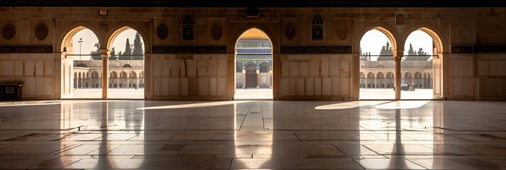 Poster - interior of the mosque