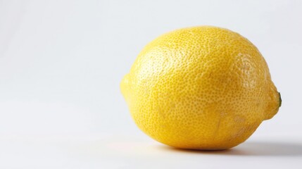 Lemon isolated on white background, full depth of field 