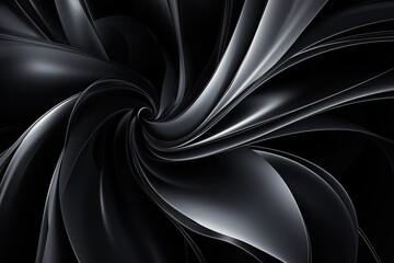 Wall Mural - fluid black abstract background