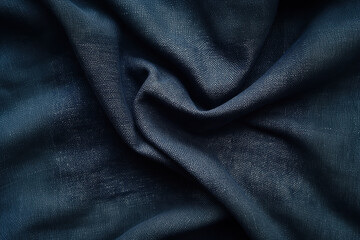 dark blue fabric background