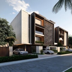 Sticker - Modern Architecture Design Of Luxury House