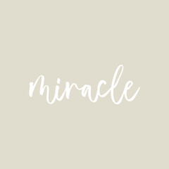 Canvas Print - Miracle banner, Social Media Poster, vector illustration