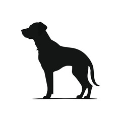 Wall Mural - dog silhouette vector