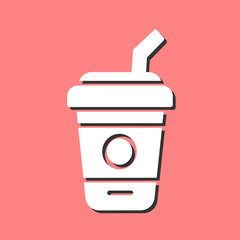 Sticker - Beverage Vector Icon