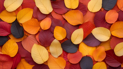 Wall Mural - Autumn Leaves: Vibrant Fall Colors for Your Designs