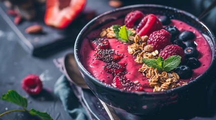 Delicious Berry Smoothie Bowl