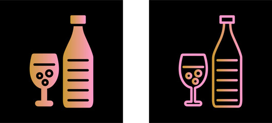 Canvas Print - Drink Vector Icon