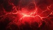 © Ilmi - electric texture. red lightning on dark sky background. Thunderbolt Background