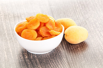 Sticker - Dried apricot heap in the bowl