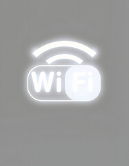 Wi Fi wireless  concept. Free WiFi network signal technology internet concept isolated with white highlights, png