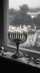 Poster - Menorah Festival of Lights Judaism Religion Spiritual Symbol