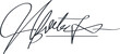 © Chikichirony - Signature template black color for document