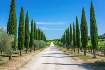 Wall Mural - Scenic Tree-Lined Path