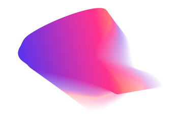 Vibrant liquid gradient style shapes