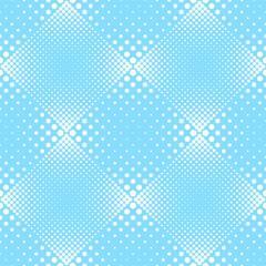 Poster - seamless halftone circle pattern background - repeating abstract vector graphic design