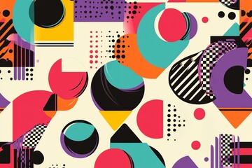 Fototapete - Versatile background vector with diverse elements, suitable for a wide range of themes and designs. Ideal for adding text, graphics, or creative overlays