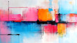 © Siasart Studio - Abstract painting with vibrant colors and dynamic brush strokes.