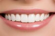 © -DEAR- - Close-Up of Bright White Teeth After Transformative Whitening Procedure