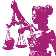 Wall Mural - scales of justice