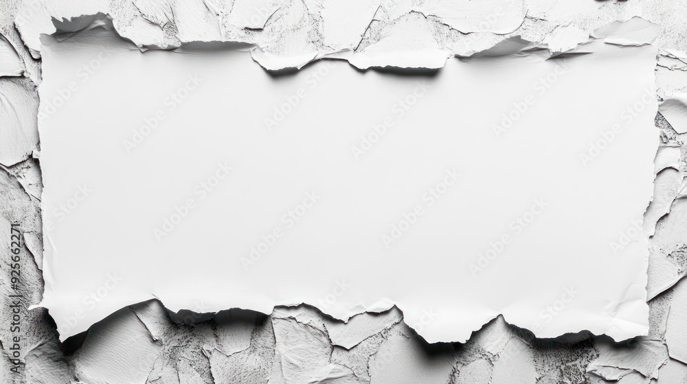 Sign Ripped Off A sign torn in half with blank space where text should be, hinting at a ...