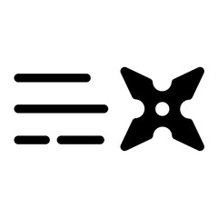 Poster - shuriken icon 