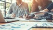 © Panupan - image of retirement portfolio , photo of couple and financial advisor , visual of document review , picture of financial consultation
