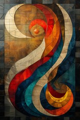 Wall Mural - Abstract Islamic Art: Modern and abstract interpretations of traditional Islamic themes 