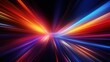 © SukarniStock - Abstract background with bright colorful light streaks.