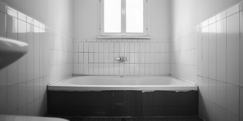 Canvas Print - bathroom with shower