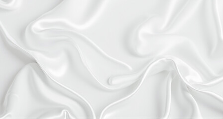 Poster - white satin background