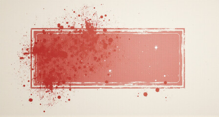 Wall Mural - red grunge background