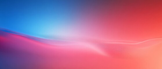 Digital Innovation - Vibrant Red and Blue Gradient Computer Screen Display for Tech Concepts
