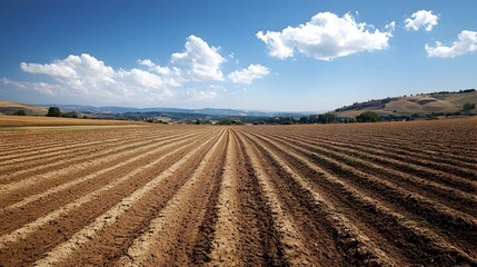 Parched Farmlands Suffering Decreased Yields from Severe Drought Conditions