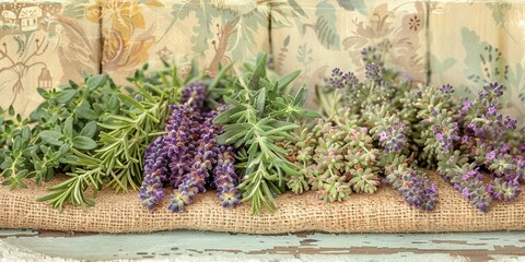 Poster - bunch of lavender flowers