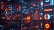 © pisan thailand - Real time Data Analysis 3D Digital Dashboard Visualization