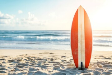 Surfboard on the Beach