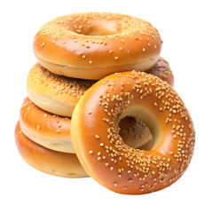 bagels with sesame seeds