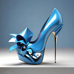 Wall Mural - high fashion designer shoes, high heels,