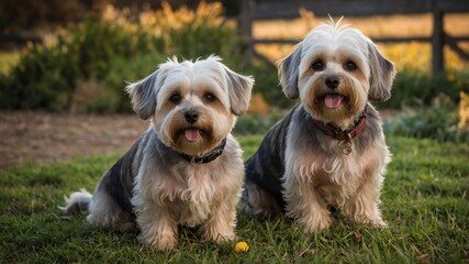 stock photography dandie din a beautiful farm