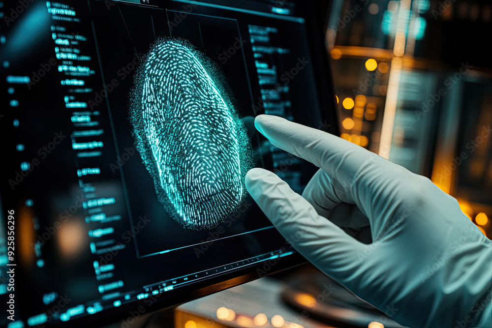 Detective background illustration, forensic crime scene investigation ...
