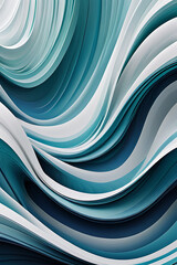 Wall Mural - Dimensional Waves The Rhythm of Light