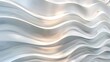 © Billy - Conceptual 3D rendering of a background with wavy white and gray stripes, creating a seamless and elegant design with a bright, luminous effect.