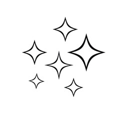 Wall Mural - simple star icon