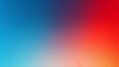 © CreativeTshirtDesign - Realistic illustration blurred  grainy gradient color abstract background blue teal, red beige and orange noise texture cover design.