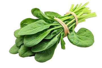 Fresh spinach bundle with vibrant green leaves, perfect for healthy recipes, salads, and cooking inspiration.