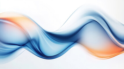 Wall Mural - abstract blue wave background, color gradient. dark matte elegant background with space for design, white  blue orange abstract texture background, extremely detailed image