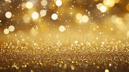 Wall Mural - christmas abstract gold background, detailed high definition image