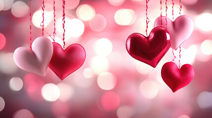 Wall Mural - valentines day background, detailed and realistic image