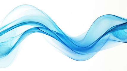 Wall Mural - abstract white background with blue wave, high quality photo