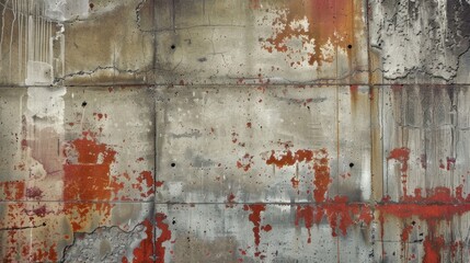 Poster - Concrete wall with urban textures.